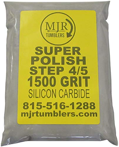 MJR Tumblers 5 LB Super Polish 1500 Silicon Carbide Rock Refill Grit Abrasive Media Final Step USA