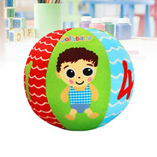 Load image into Gallery viewer, NUOBESTY Baby Soft Stuffed Ball Toy with Figures Hand Grasping Ball Math Educational Ball Toy with Bell Preschool Learining Toys for Toddler Infant Newborn Indoor Outdoor Play Gifts

