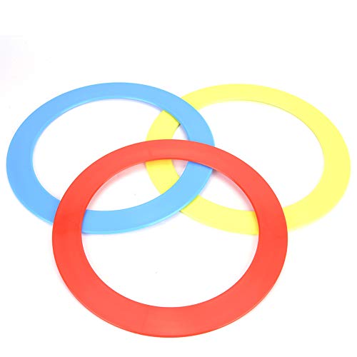 01 Acrobatic Throwing Juggling Ring Yellow Red Blue 3pcs/Set Juggling Throwing Ring, Acrobatic Throwing Ring, for Outdoor Juggling