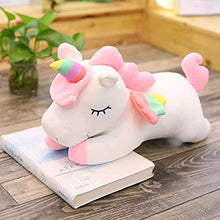 Load image into Gallery viewer, Toyvian 1pc 40cm Cute Unicorn Cuddle Stuffed Plush Toy Cartoon Pillow Plush Toy Stuffed Animals Toy Soft Plush Toy Pacified Plush Toy Birthday Gift for Kids ( White and Pink )
