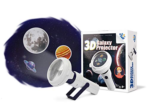 PLAYSTEM 3D Galaxy Projector Portable Planetarium Solar System STEM Kit