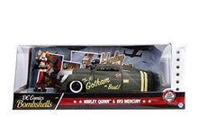 Load image into Gallery viewer, Jada Toys DC Comics Bombshells Harley Quinn &amp; 1951 Mercury Die-cast Car, 1: 24 Scale Vehicle &amp; 2.75&quot; Collectible Figurine 100% Metal
