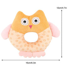 Load image into Gallery viewer, Baby Rattle Toy, Newborn Soft Baby Cute Cartoon Animal Hand Shake Bell Owl Rattles Grasping Educational Rattles Toy for Baby(Orange)
