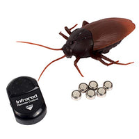NUOBESTY RC Cockroach Toy Tricky Toy Fake Cockroach Horror Props RC Toy Prank Insects Model Halloween Props