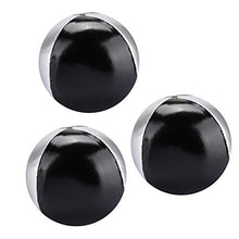 Load image into Gallery viewer, 3PCS Juggling Balls Silver Black PU Leather Indoor Leisure Portable Juggling Ball Performance Props Juggling Ball Indoor Leisure Hand Throwing Ball Clown Acrobatics,Ball Sports Goods
