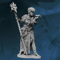 Sorceress (Snake/Skull Variant) Figure Kit 28mm Heroic Scale Miniature Unpainted First Legion