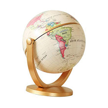 Load image into Gallery viewer, WSF-MAP, 1pc 10cm Rotating Earth Globe World Map Swivel Stand Geography Educational Toy, Spinning Globe Geographical Political Maps

