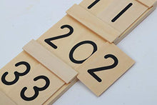 Load image into Gallery viewer, Adena Montessori Ten and Teen Boards Wood Math Number Board
