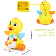 Load image into Gallery viewer, Zooawa Baby Musical Duck Toy 6-12 Months Dancing Duck Baby Toys for 1 2 3 4+ Year Old Boys Girls Gifts, Crawling Baby Preschool Educational Learning Infant Toys, Gift for 1-3 Year Old Toddlers Kids
