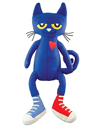 MerryMakers Pete the Cat Plush Doll, 14.5-Inch