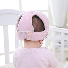 Load image into Gallery viewer, TOYANDONA Baby Infant Toddler Safety Helmet, Adjustable Safety Head Cushion Bumper Bonnet Hat for Infant Toddlers Learn to Walk and Sit (Pink)
