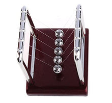 Load image into Gallery viewer, Msheng Newton Cradle Balance Steel Balls School Teaching Supplies Physics Science Pendulum Desk Toy Gifts Home Decoration
