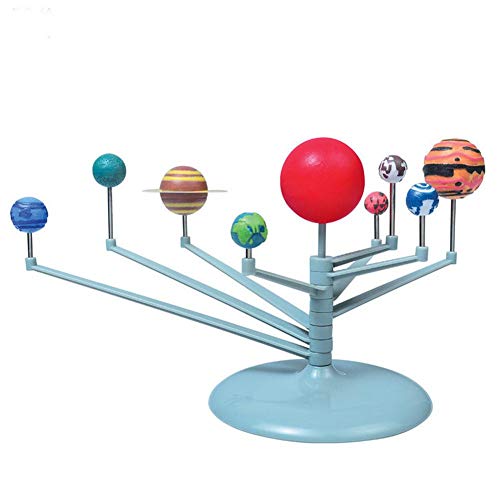 DIY Solar System Toy, DIY Puzzle Assembling Planetary Solar System Toy Science Educational Toy for Kids Children