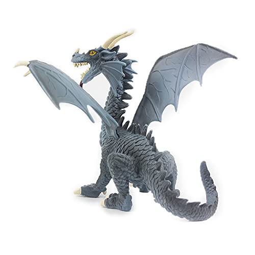 Warmtree 6 inch Realistic Dragon Model Plastic Flying Dragon