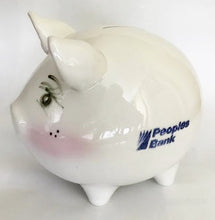 Load image into Gallery viewer, Adorable Pottery Piggy Bank - Made in Ohio (7 Inches Long)
