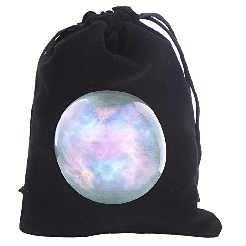GLOGLOW Tarot Bag, Thick Velvet Tarot Storage Bag Pouch Dice Bag Jewelry Pouch Playing Cards Coins Drawstring Bag(4)
