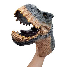 Load image into Gallery viewer, King Kong Vastatosaurus Rex Tarbosaurus Tyrannosaurus Rex Dinosaur Hand Puppet Toys with Audio Support, Soft Rubber Realistic Halloween Role Play Gift and Scary Toys for Kids
