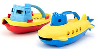 Green Toys Tug Boat & Submarine Combo Pack