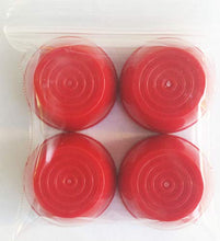 Load image into Gallery viewer, Quadrapoint Hub Cap Compatible with Popular Red Wagon Brand Steel &amp; Wood Wagons 1/2&quot; Red (NOT for Plastic, Folding OR Little Wagon Model W5, Please Read Entire Product Description)
