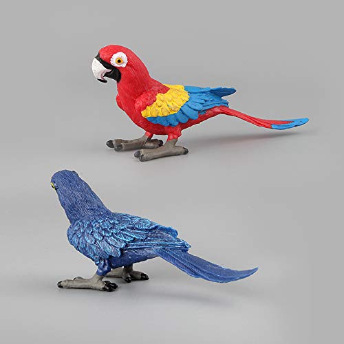 Warmtree Simulated Macaws Kingfisher Blue-Footed Booby Model