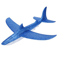 Bnineteenteam Soft EPP Foam Airplanes Toy, Streamlined Blue Airplanes Model for Children Outdoor