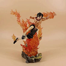 Load image into Gallery viewer, Kurrma One Piece PortgasDAce (7in/18cm) Whitebeard Pirates Fighting Stance/fire Fist Demon Fruit Power PVC Boxed Cartoon Character Model/Statue Action Figure Collectibles/Gifts/Decoration
