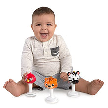 Load image into Gallery viewer, Baby Einstein Rattle &amp; Jingle Trio High Chair Suction Toys Take-Along Musical RattleSet Age 6 Months +, Multicolor, 3 Count
