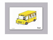 Load image into Gallery viewer, Yo-Yee Flash Cards - Transportation and Vehicle Picture Cards - English Vocabulary Cards for Toddlers, Kids, Children and Adults - Including Teaching Activities and Game Ideas and More
