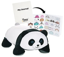 Load image into Gallery viewer, MEMORY MATES Booski The Panda Memory Foam Pillow Plush with Kid&#39;s Diary That Stores in Belly Pocket, 15 Stuffed Animal, 6&quot; Journal
