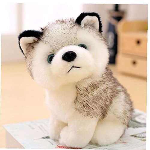 Ayrsjcl 1pc Simulation Husky Stuffed Plush Toy Cute Puppy Kids Toys Animals Dolls for Children Christmas Birthday Gift