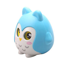 Load image into Gallery viewer, IMIKEYA Owl Shaped Piggy Bank Cartoon Money Coins Bank Saving Box with Moving Eyes (Blue)
