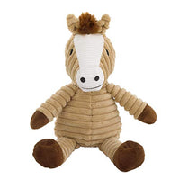 NoJo Dusty The Horse Tan & Brown Super Soft Plush Stuffed Animal, Tan, Brown, Charcoal
