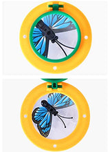 Load image into Gallery viewer, RUIXIA 5X/8X Magnifying Bugs Catcher and Viewer Box Three Folding Critter Butterflies Observation Container Kids Science Nature Exploration Tools for Backyard Outdoor Camping Living Adventure Yellow
