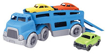 Load image into Gallery viewer, Green Toys Car Carrier Vehicle Set Toy, Blue
