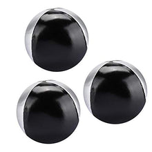 Load image into Gallery viewer, Jacksking Juggling Ball,3PCS Silver Black PU Leather Indoor Leisure Portable Juggling Ball Performance Props
