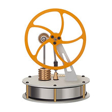 Load image into Gallery viewer, YBEST Low Temperature Stirling Engine Model, ?-Type Gas Displacement Piston Type LTD Stirling Engine Metal Gear Transmission Heat Engine Model, Desk Decor Educatinal Toy - Golden
