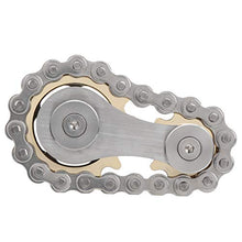 Load image into Gallery viewer, Vbest life Finger Wheel Sprocket Stainless Steel Sprockets Gyroscope Finger Toy Gear Chain Decompression Toys Gold Plating
