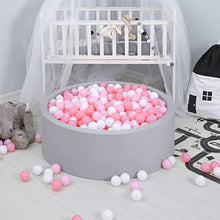 Load image into Gallery viewer, GOGOSO Ball Pit Balls 100 PCS for Toddles, Kids Plastic Balls for Ball Pit , Pool, Pink Party Accessories, Birthday Decoration, Crush Proof and Durable with Storage Bag
