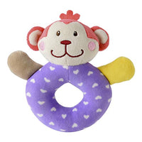 Toyvian Infant Rattles Baby Rattles Handbells Monkey Baby Hand Grip Rattles Toy Baby Grip Development Stuffed Doll Stuffed Doll Plush Toy for Toddlers