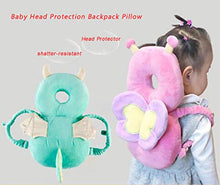 Load image into Gallery viewer, Ewanda store Baby Head Protector Toddler Baby Head Protection Cushion Backpack Wear Pillow for for Baby Walkers Learning Crawling(Soft,Pink Butterfly)

