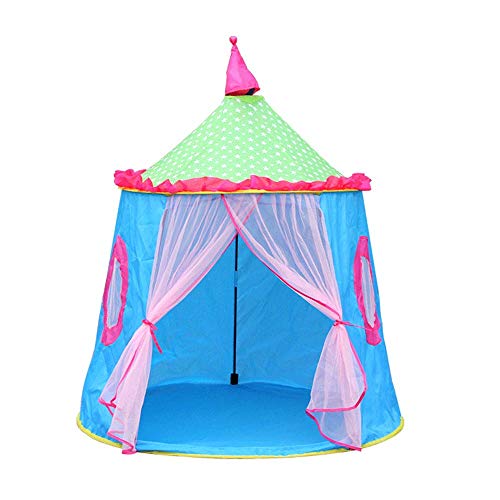 BO LU Kinder Indoor Zelt Spielhaus Faltbare Jungen Mdchen Prinzessin Fairy Tale Castle Geburtstag Spielzeug,A