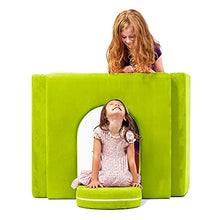 Load image into Gallery viewer, Jaxx Zipline Playscape Imaginative Furniture Playset for Creative Kids, Castle Gate Accessory Only, Lime
