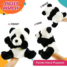 Load image into Gallery viewer, SpecialYou Panda Hand Puppet Jungle Friends Plush Animals Toy for Imaginative Play, Storytelling, Teaching, Preschool &amp; Role-Play, 8
