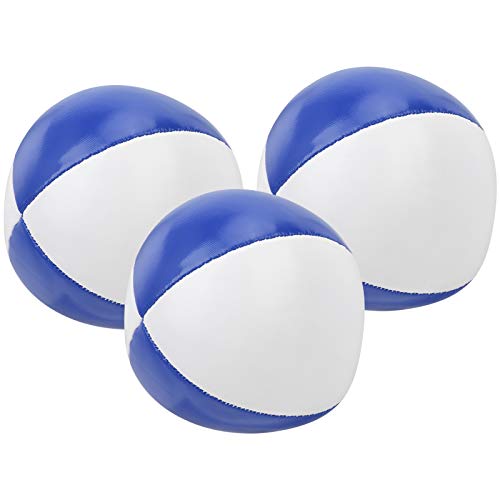 Light and Soft Juggle Balls, Professionals Soft Juggle Balls Soft for Office Leisure for Entertainment(Blue and White)