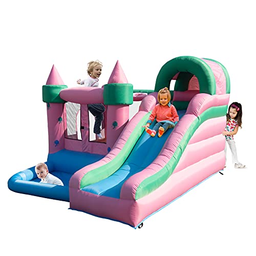 ZOKOP Inflatable Jumping Castle with Pool and Slide Inflatable Bouncer Playhouse Slides for Kids