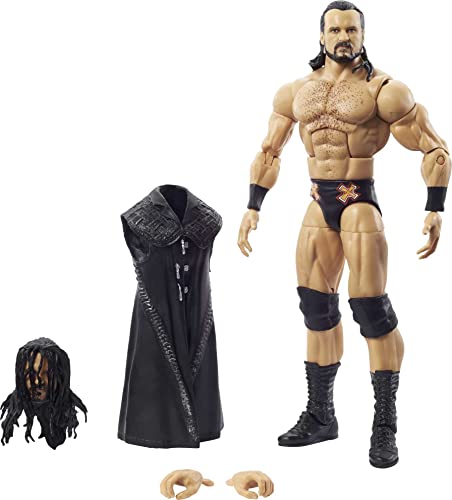 WWE Top Picks Elite Drew McIntyre Action Figure with Universal Championship6 in Posable Collectible Gift for WWE Fans Ages 8 Years Old and Up