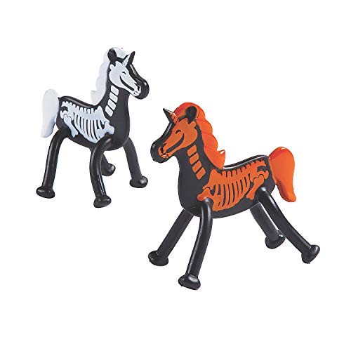 Halloween Bendable Skeleton Unicorns for Halloween - Toys - Character Toys - Bendables - Halloween - 24 Pieces