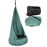 Gaeirt Swing , Wide Application Convenient to Carry Breathable and Skin-Friendly Convenient to Use Pod Swing Strong and Sturdy for Study Rooms for Kids(Dark Green)