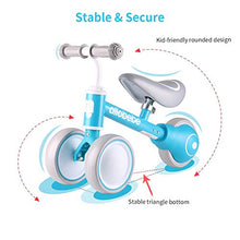 Load image into Gallery viewer, allobebe Baby Balance Bike, Toddler Bikes Bicycle for 12-36 Months Perfect boy 1 Year Old Gifts Toys to Scoot Around with Adjustable Seat Smooth Silent 3 Wheels
