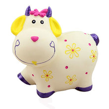 Load image into Gallery viewer, Kylin Express Pretty Cute Milk Cow Home Decor Ornament Money Banks Coin Banks, White/Blue
